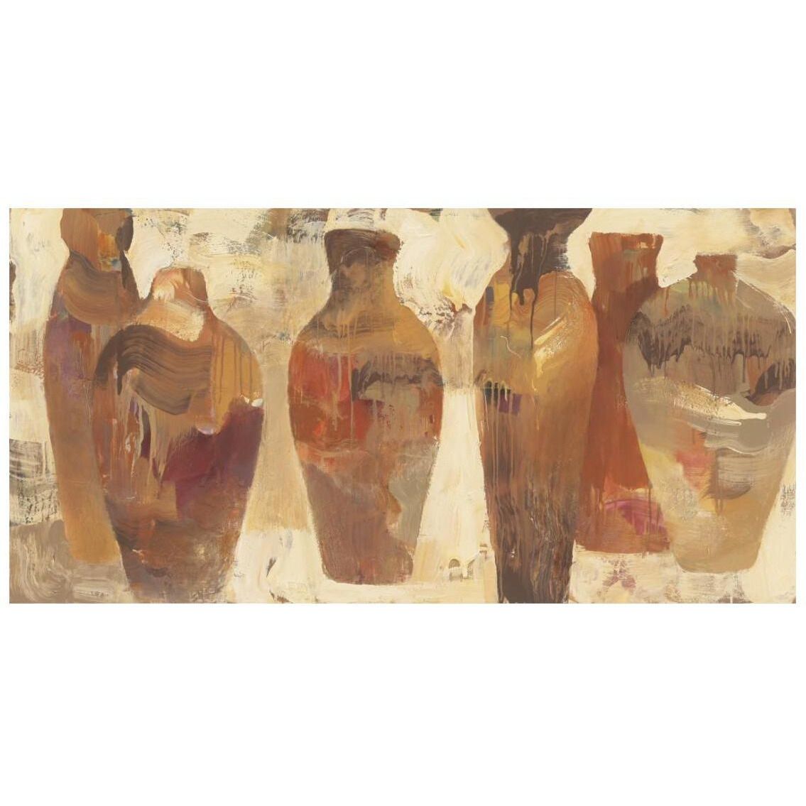 Southwestern Vessels -Paper Art-26&quotx14"