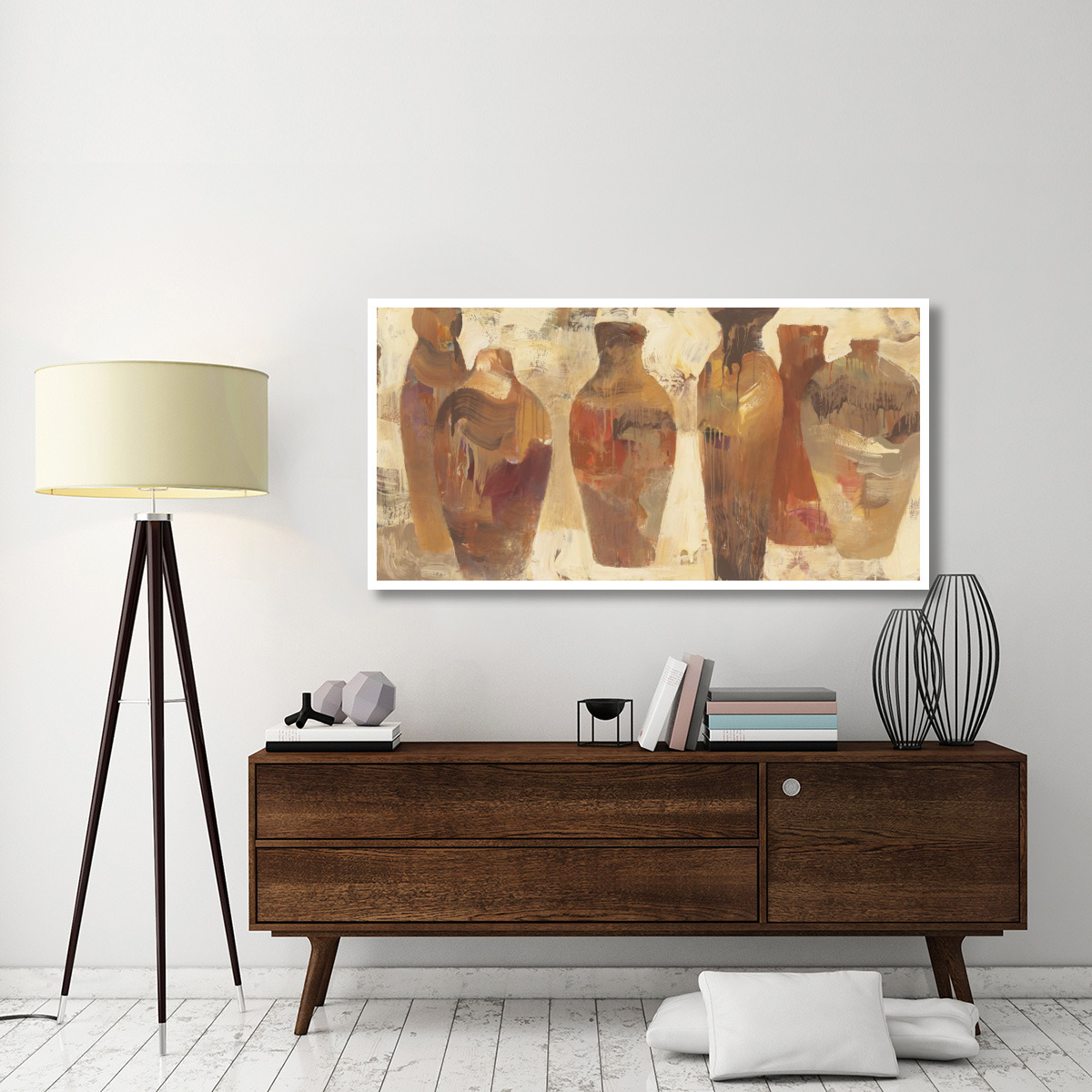 Southwestern Vessels -Paper Art-62&quotx32"