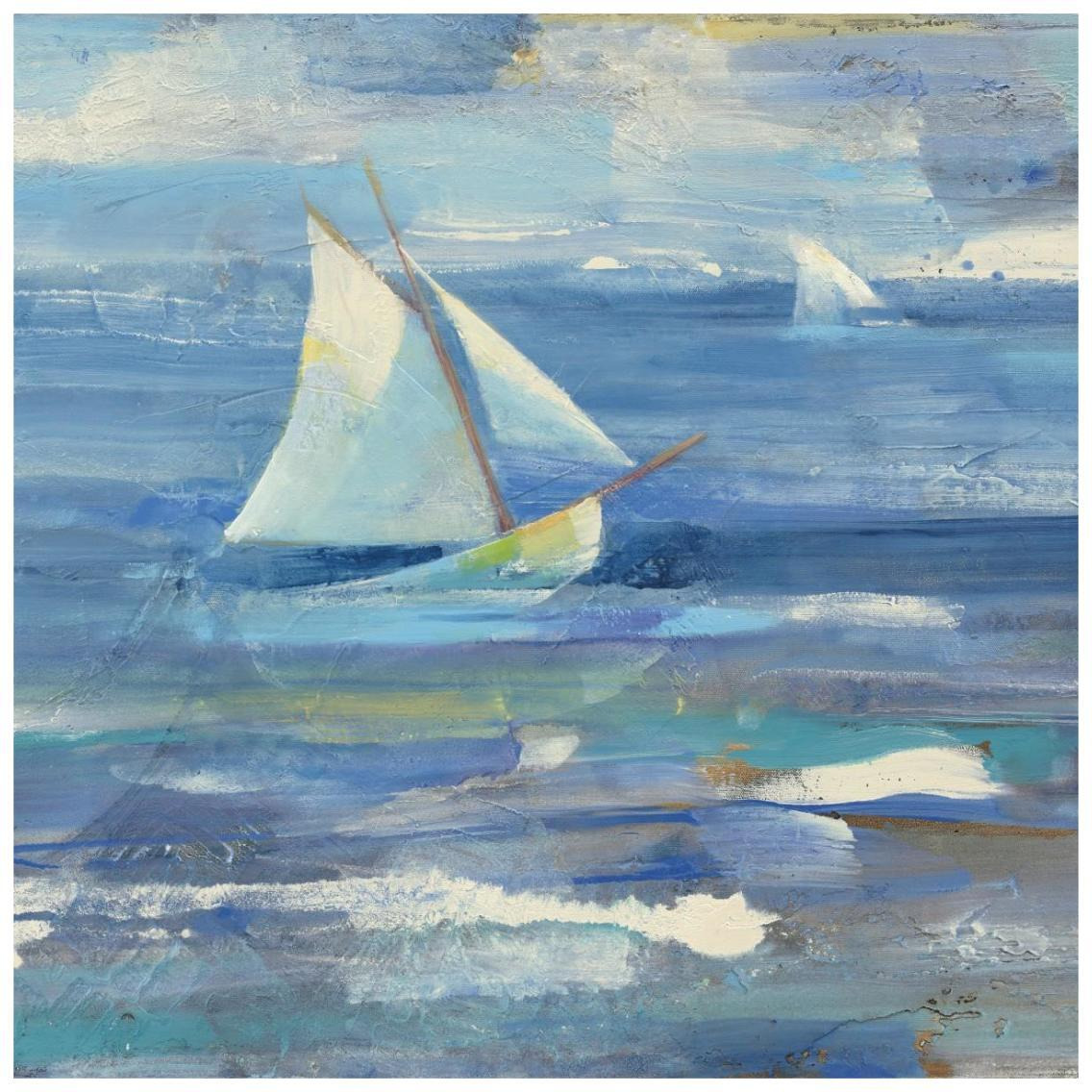 Ocean Sail v.2 -Paper Art-26&quotx26"