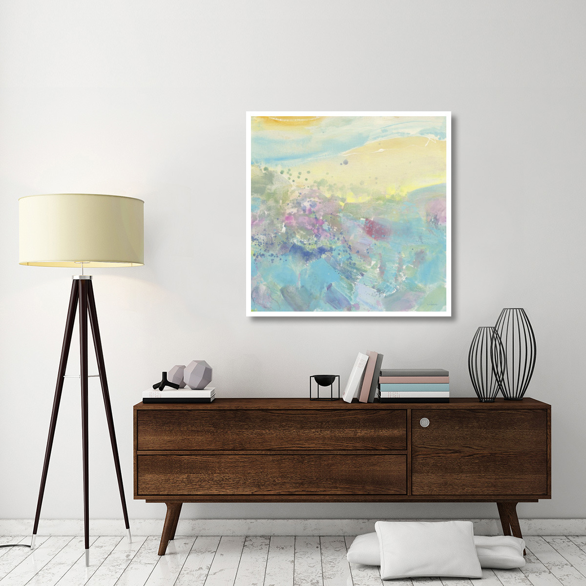 Sweet Meadow -Paper Art-42&quotx42"