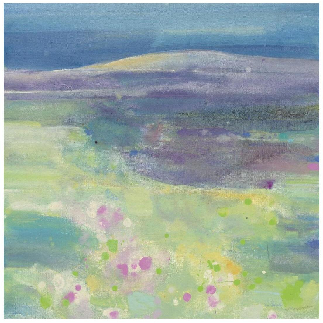 Lavender Fields -Paper Art-20&quotx20"