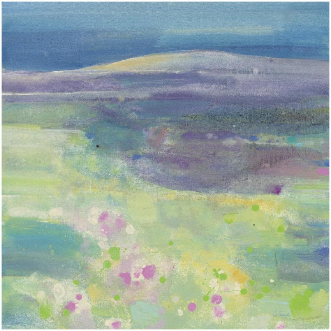 Lavender Fields -Paper Art-32&quotx32"