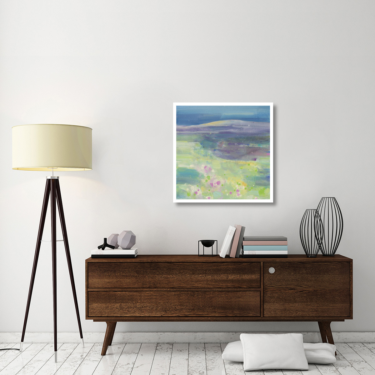 Lavender Fields -Paper Art-32&quotx32"