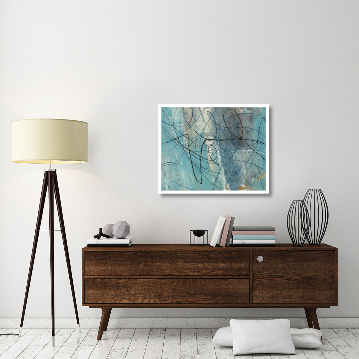 To the Sea Crop -Paper Art-37&quotx30"