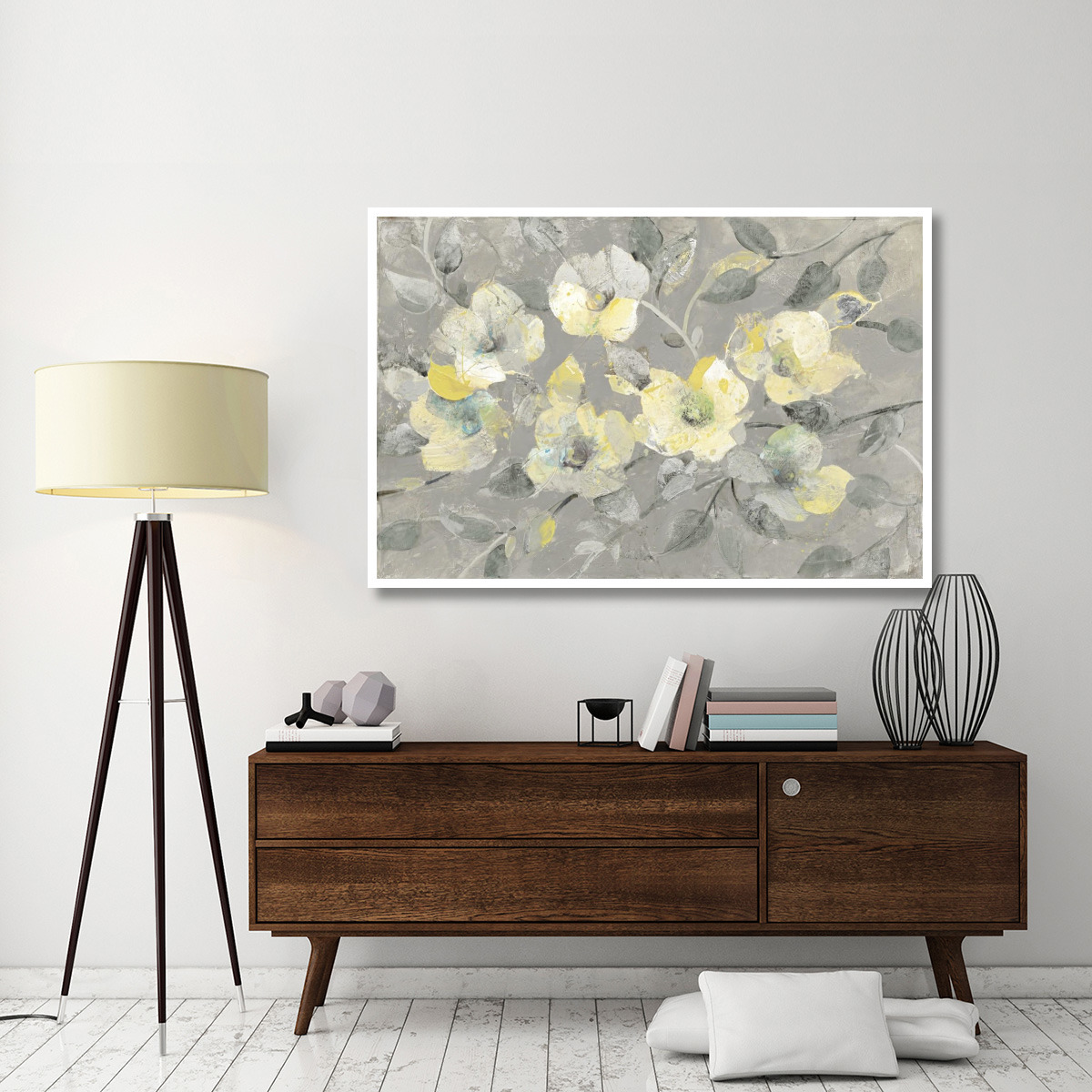 Fading Spring Gray -Paper Art-62&quotx42"