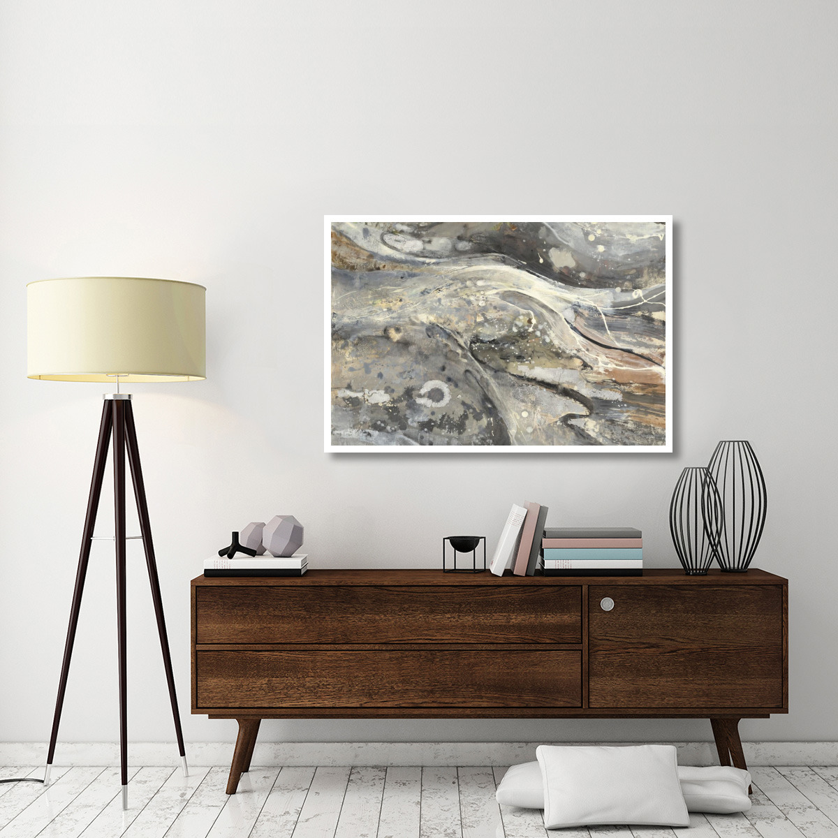 Minerals III Crop -Paper Art-50&quotx34"