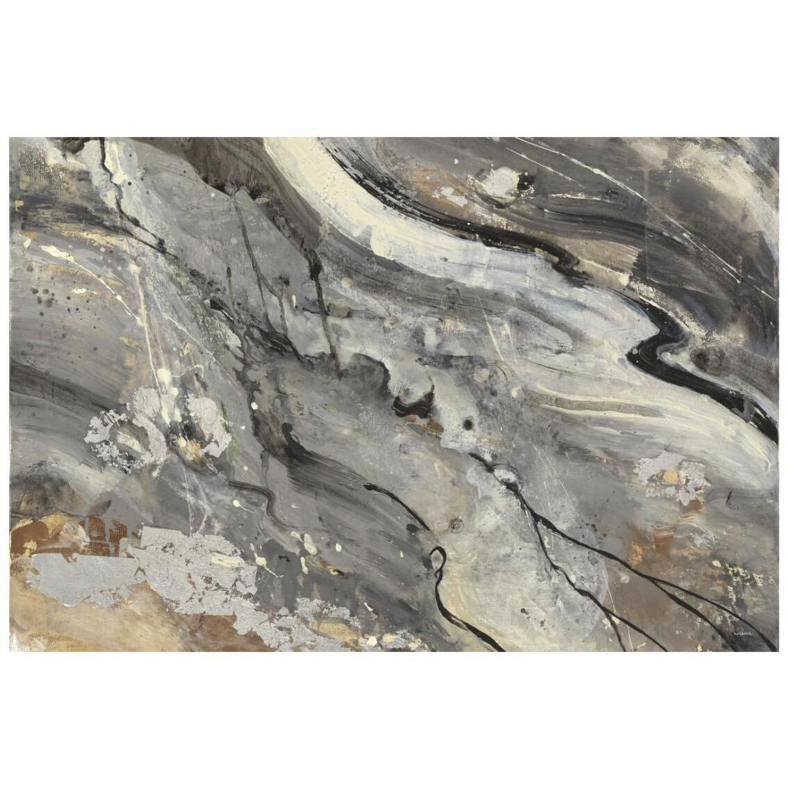 Minerals IV Crop -Paper Art-26&quotx18"