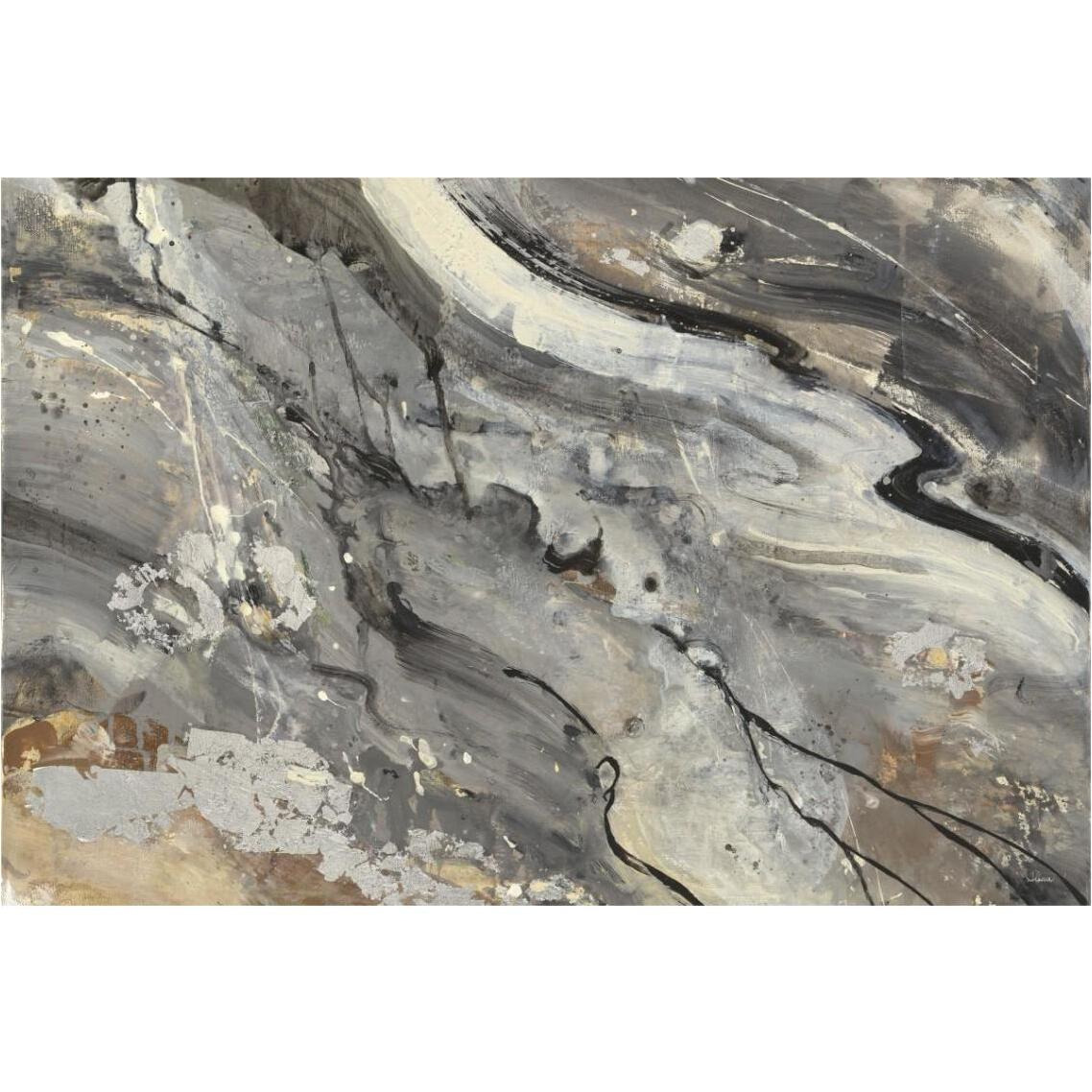 Minerals IV Crop -Paper Art-38&quotx26"