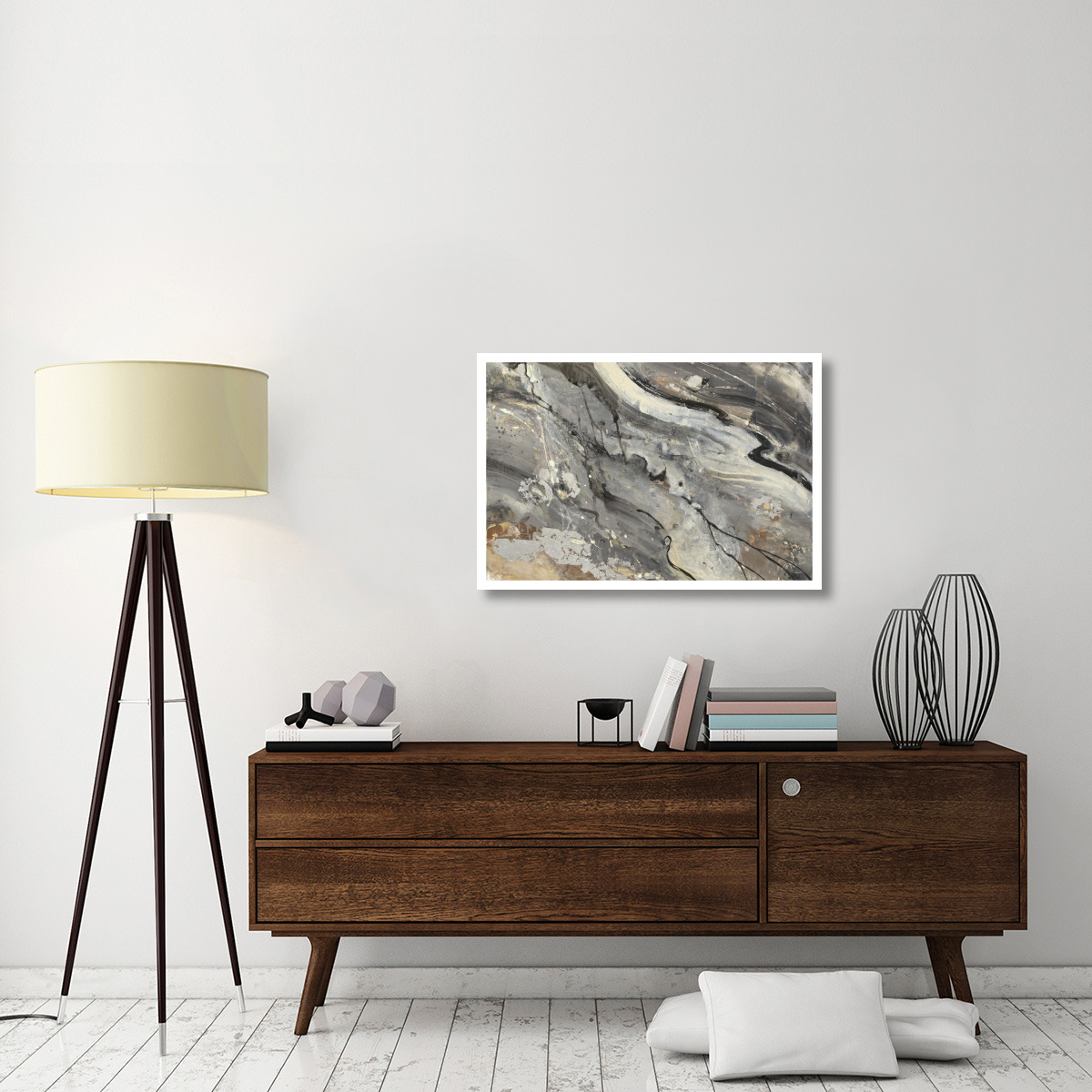 Minerals IV Crop -Paper Art-38&quotx26"