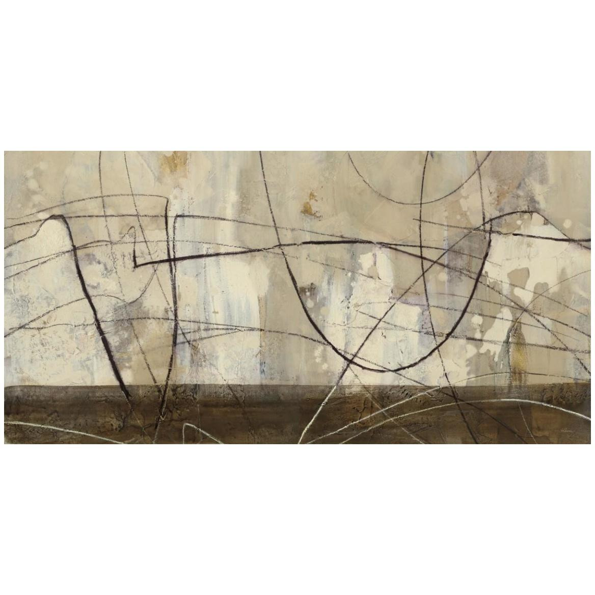 Across the Desert III Crop -Paper Art-50&quotx26"