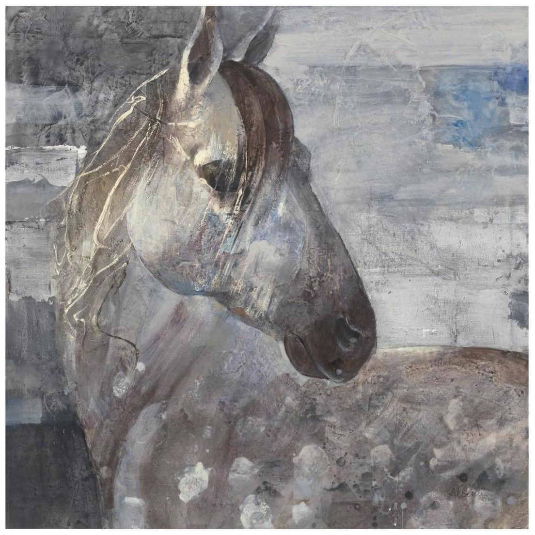 Appaloosa -Paper Art-20&quotx20"
