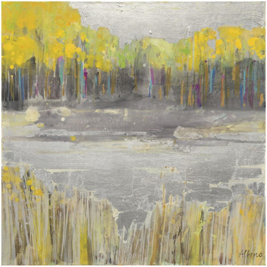 Silver Landscape -Paper Art-32&quotx32"