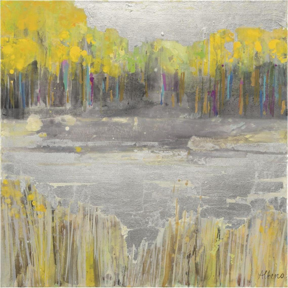 Silver Landscape -Paper Art-38&quotx38"