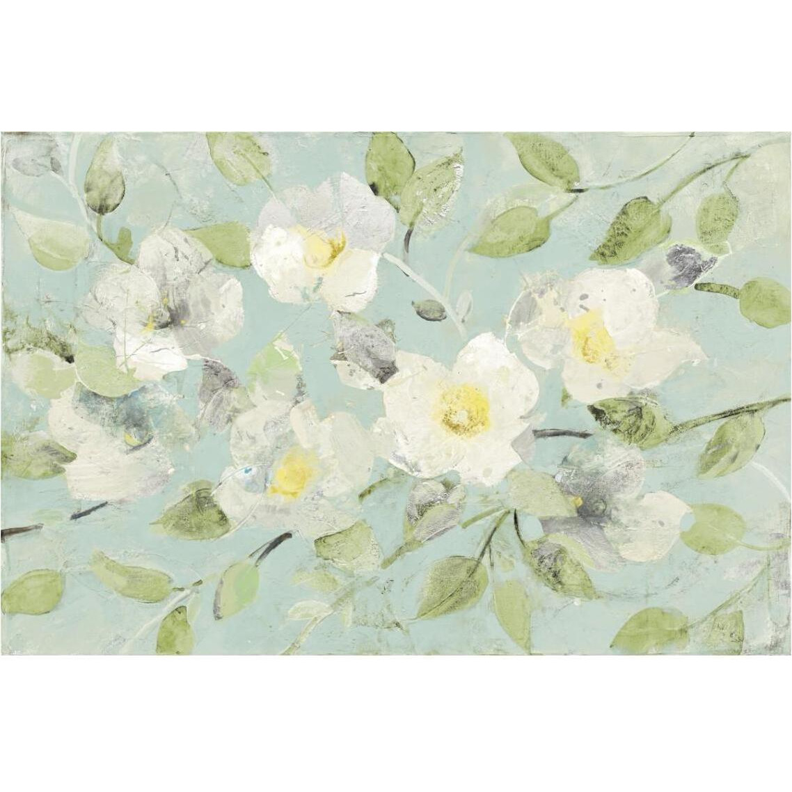 Fading Spring Blue -Paper Art-38&quotx26"