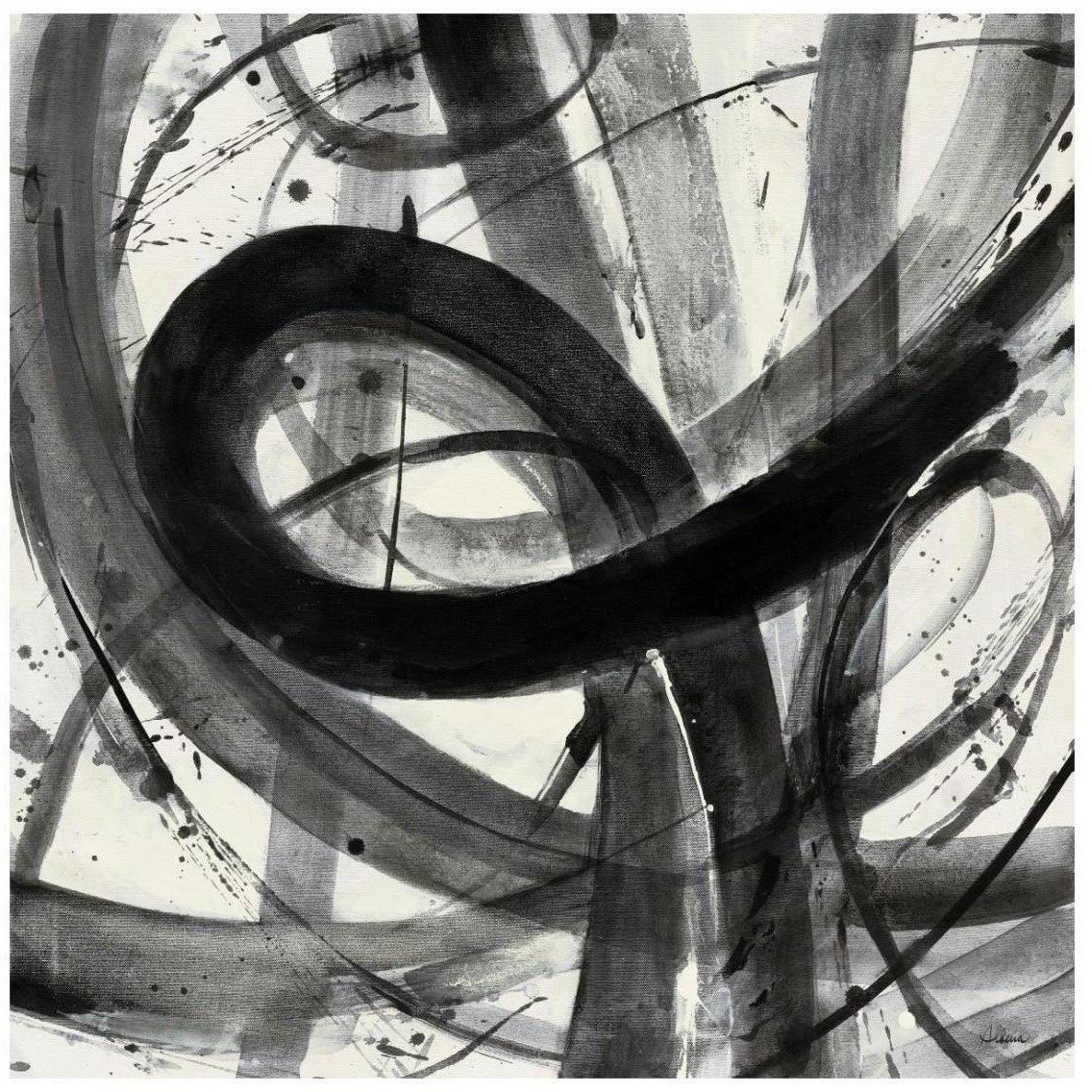 Roller Coaster I on White -Paper Art-26&quotx26"