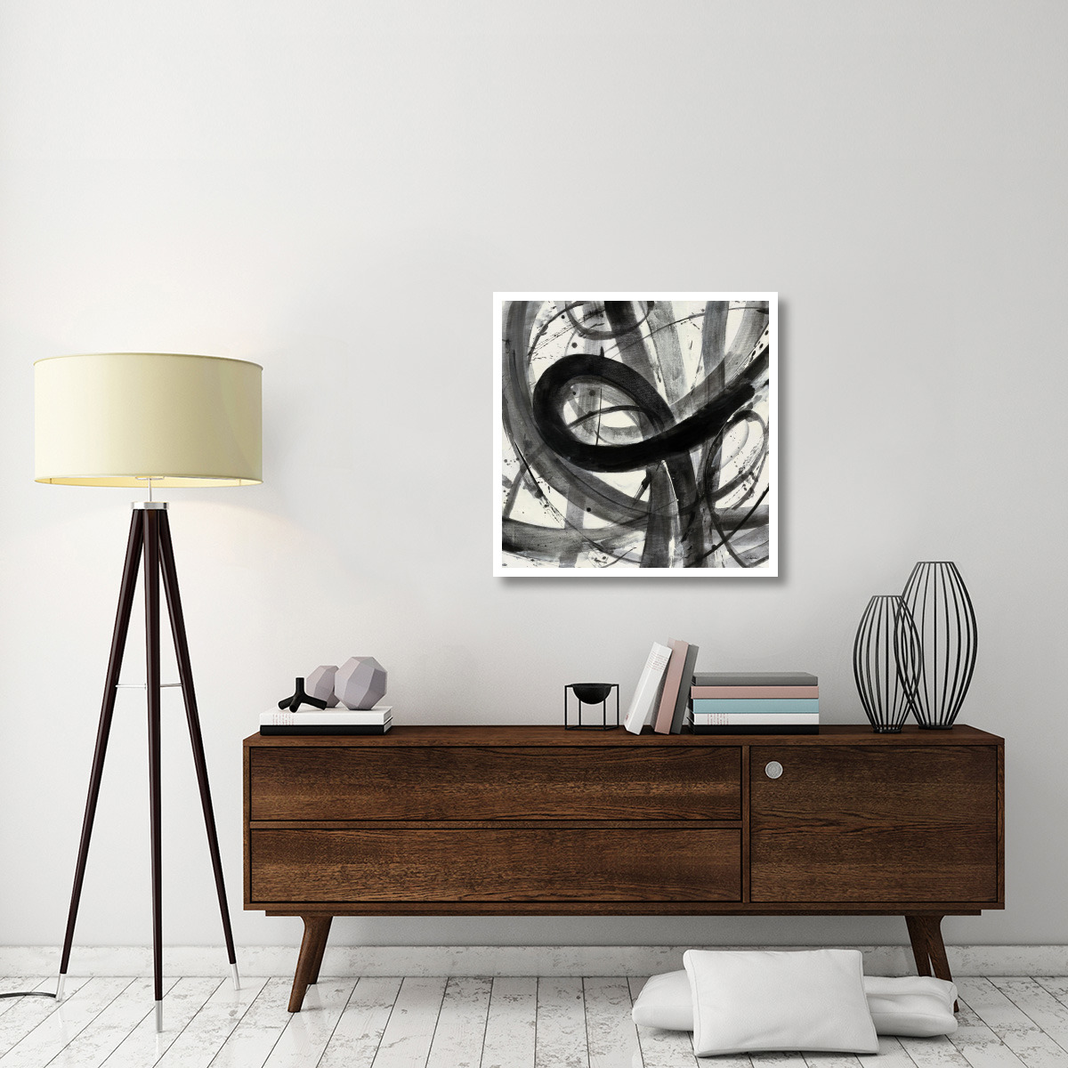 Roller Coaster I on White -Paper Art-32&quotx32"