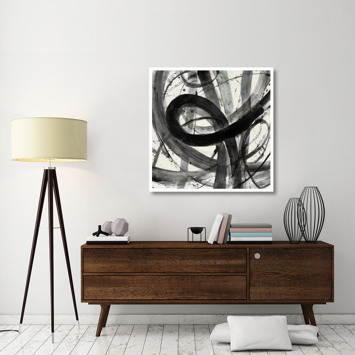 Roller Coaster I on White -Paper Art-42&quotx42"