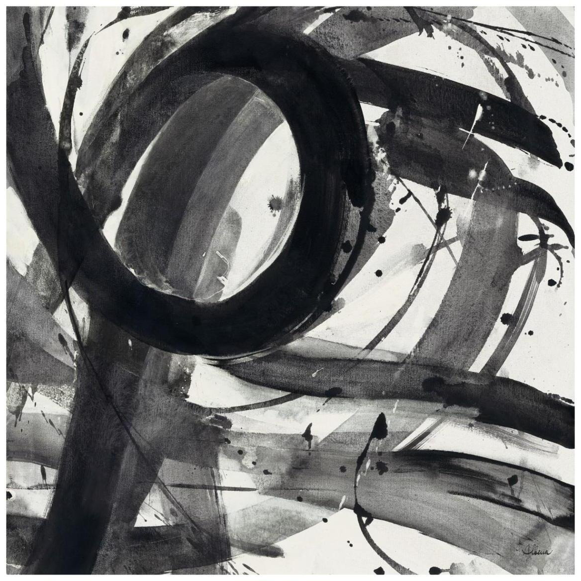 Roller Coaster II on White -Paper Art-42&quotx42"