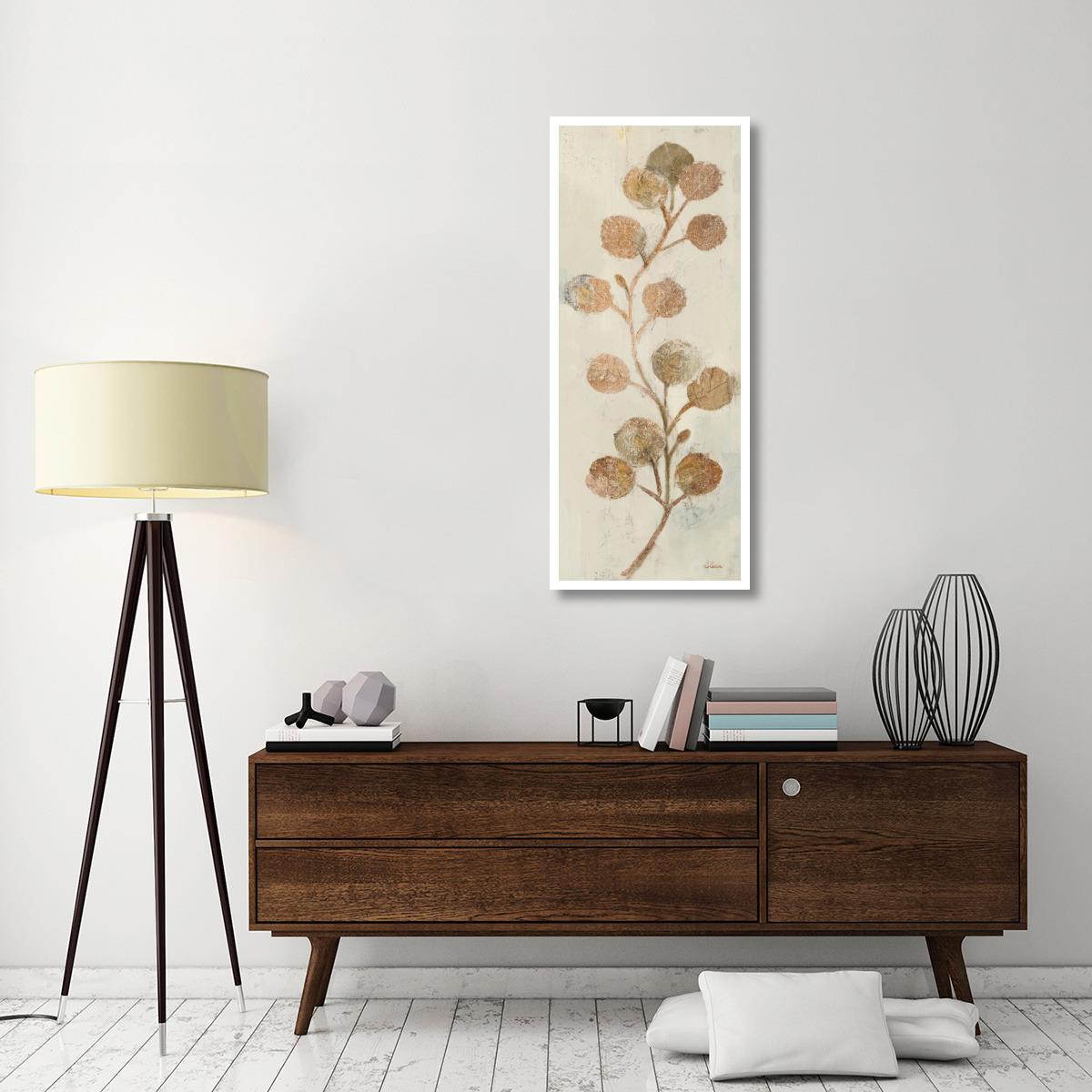 Shimmering IV Neutral -Paper Art-22&quotx52"