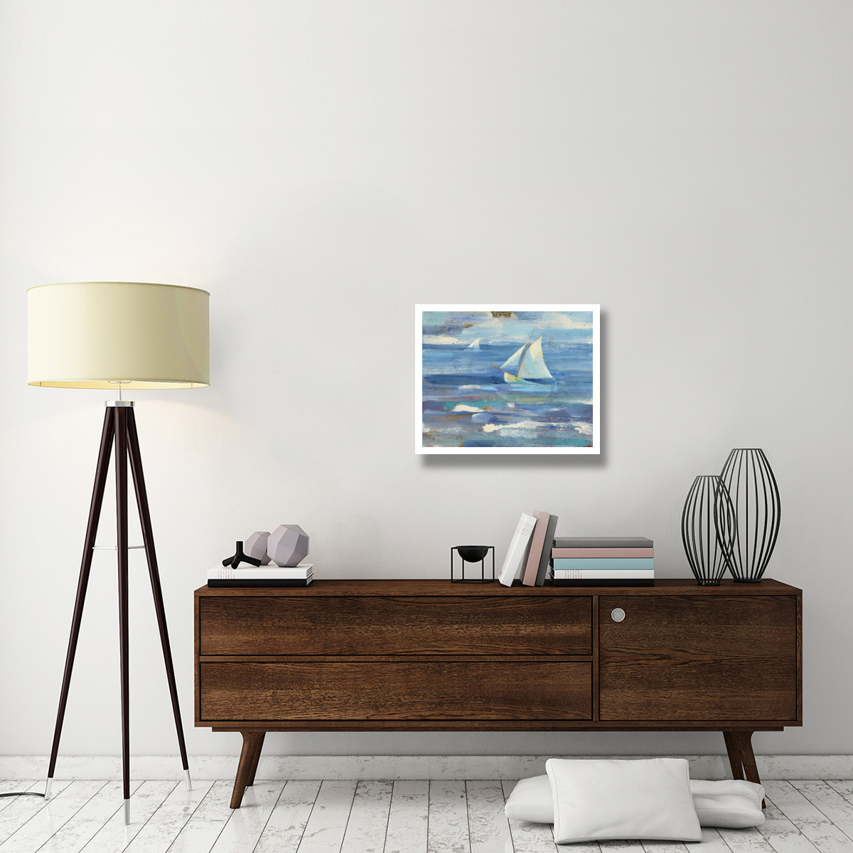 Ocean Sail -Paper Art-26&quotx22"