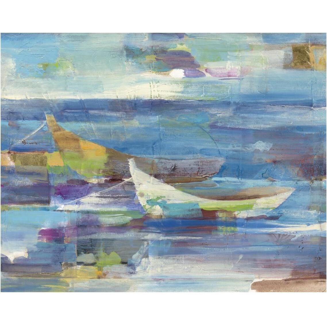 Mooring for the Day -Paper Art-37&quotx30"