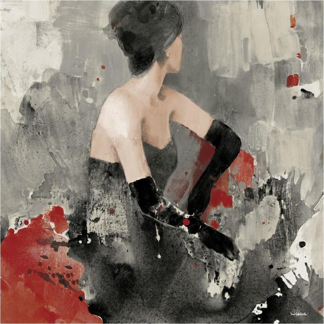 Beautiful Gaze I Neutral -Paper Art-38&quotx38"