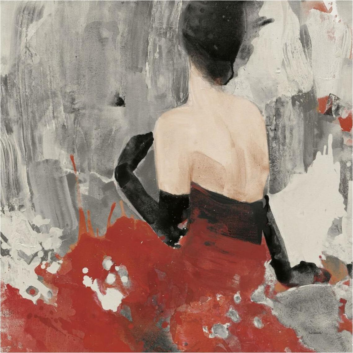 Beautiful Gaze II Neutral -Paper Art-38&quotx38"