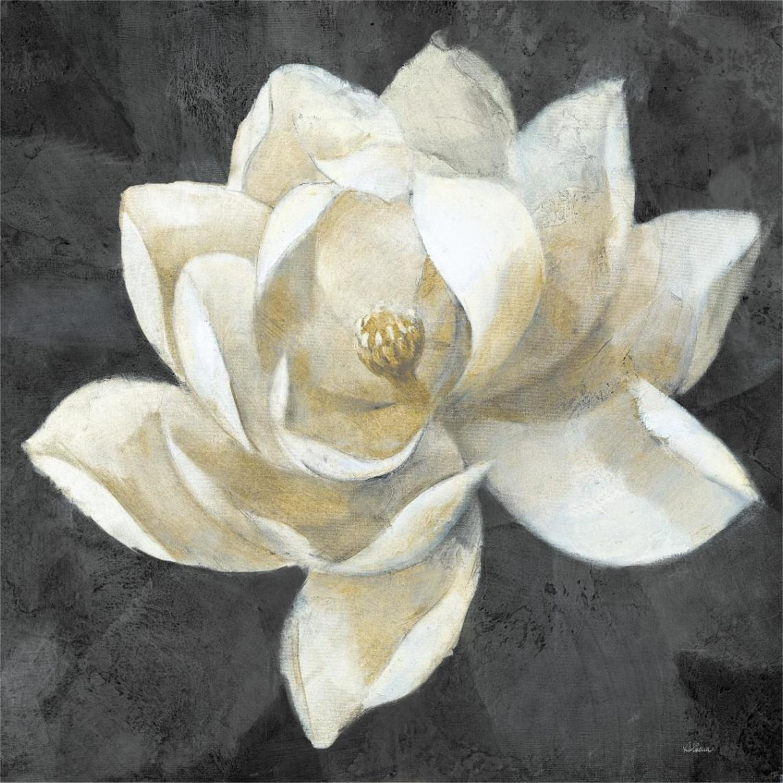 Majestic Magnolia Neutral Sq -Paper Art-38&quotx38"