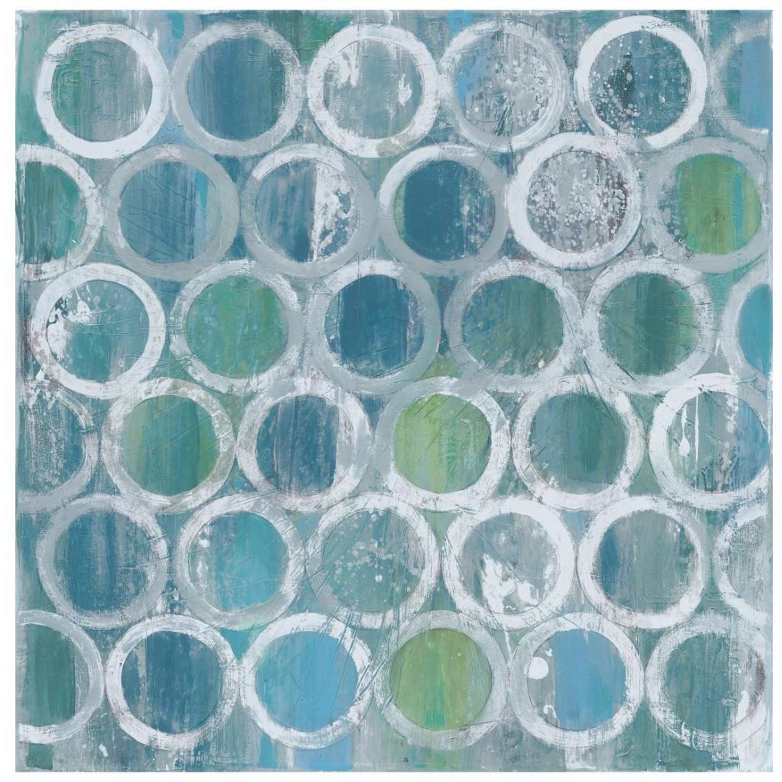 Stack of Tubes Blue -Paper Art-26&quotx26"