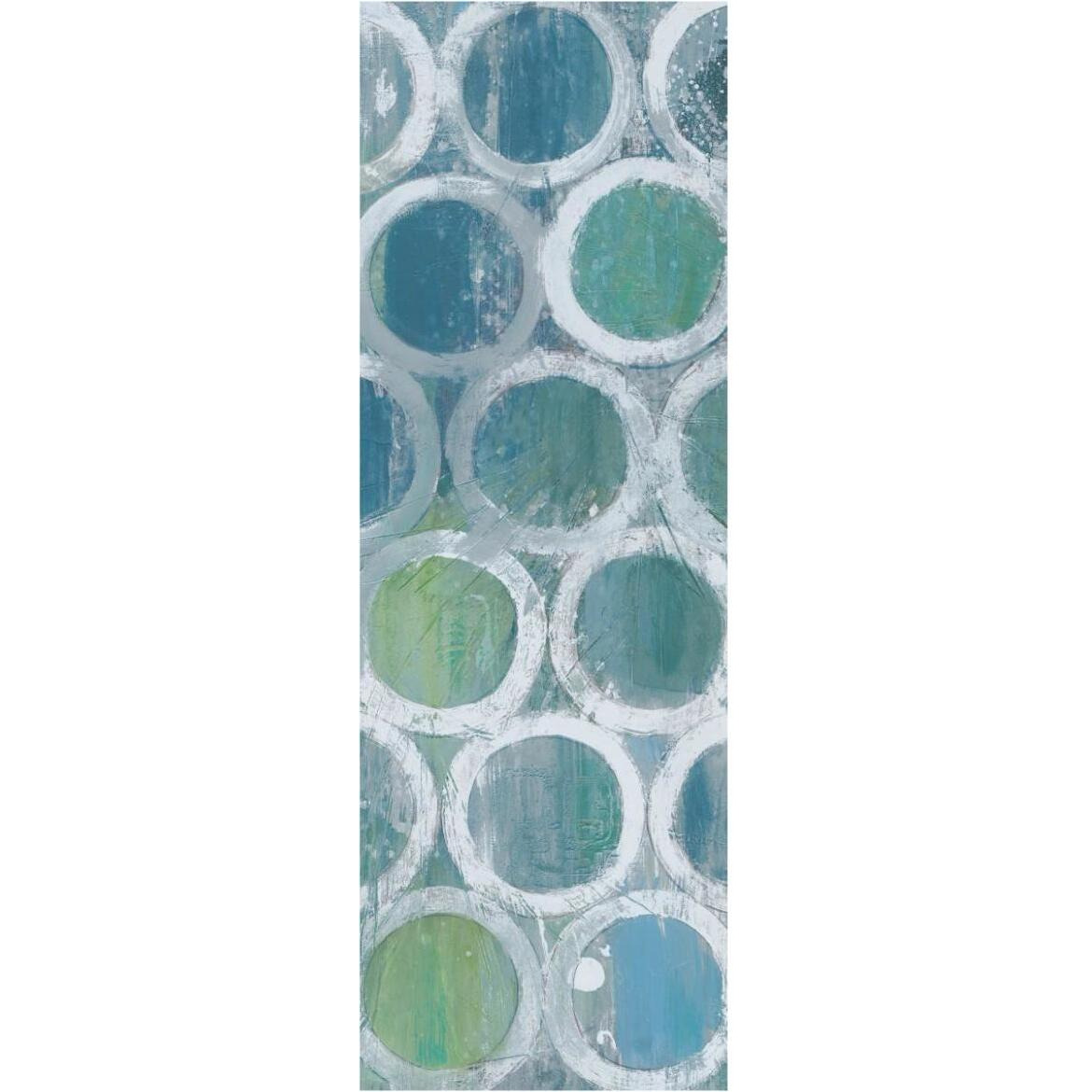 Stack of Tubes Blue III -Paper Art-26&quotx74"