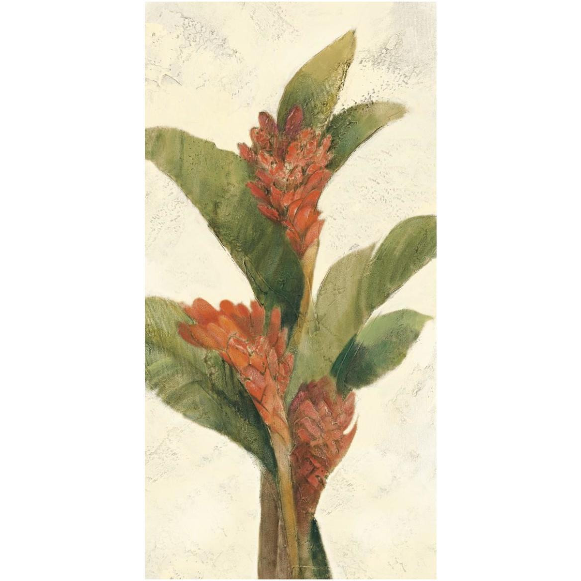 Ginger Blossom on White -Paper Art-32&quotx62"