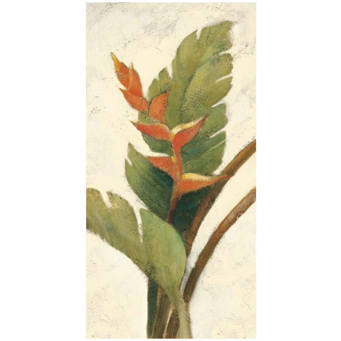 Halconia Blossom on White -Paper Art-26&quotx50"