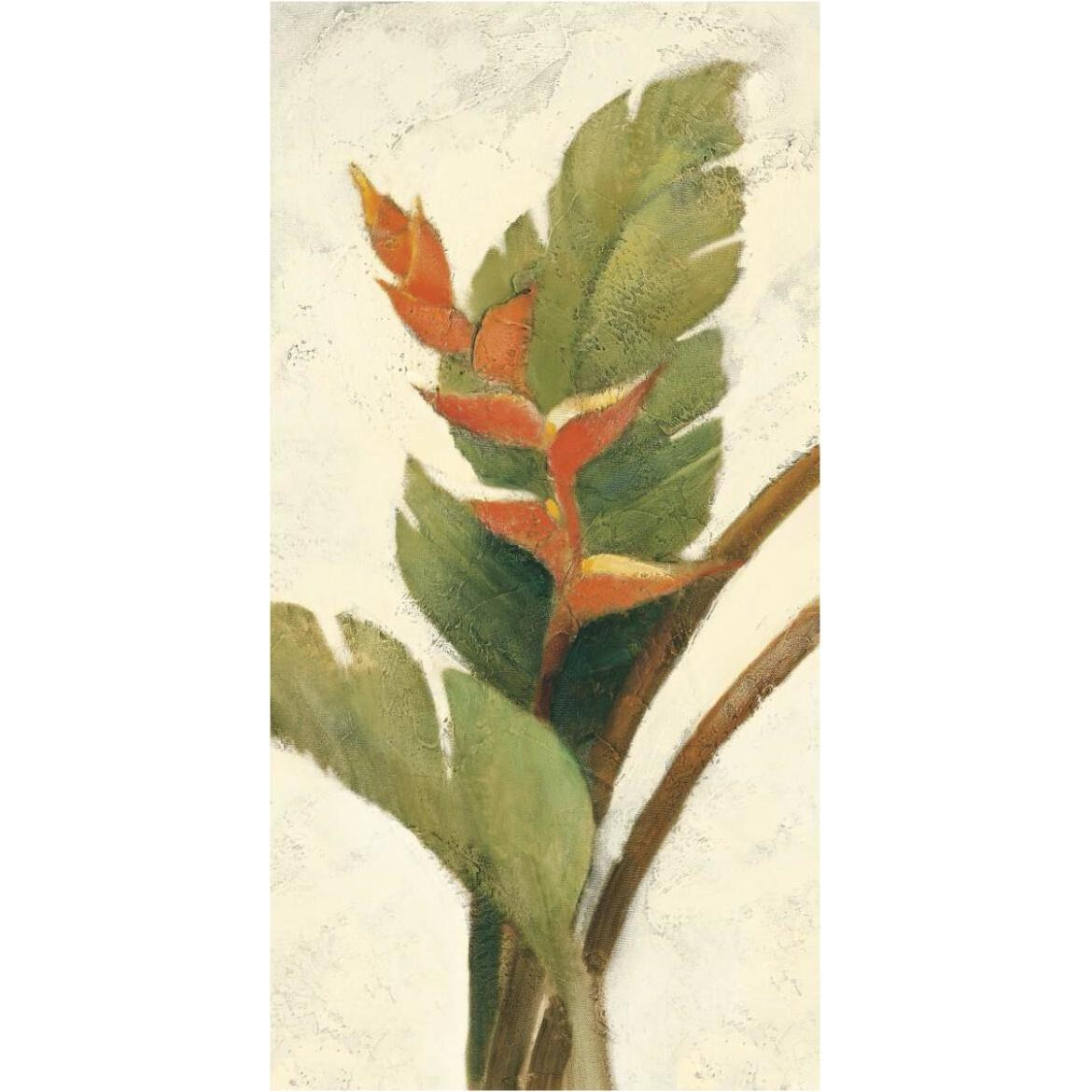 Halconia Blossom on White -Paper Art-38&quotx74"