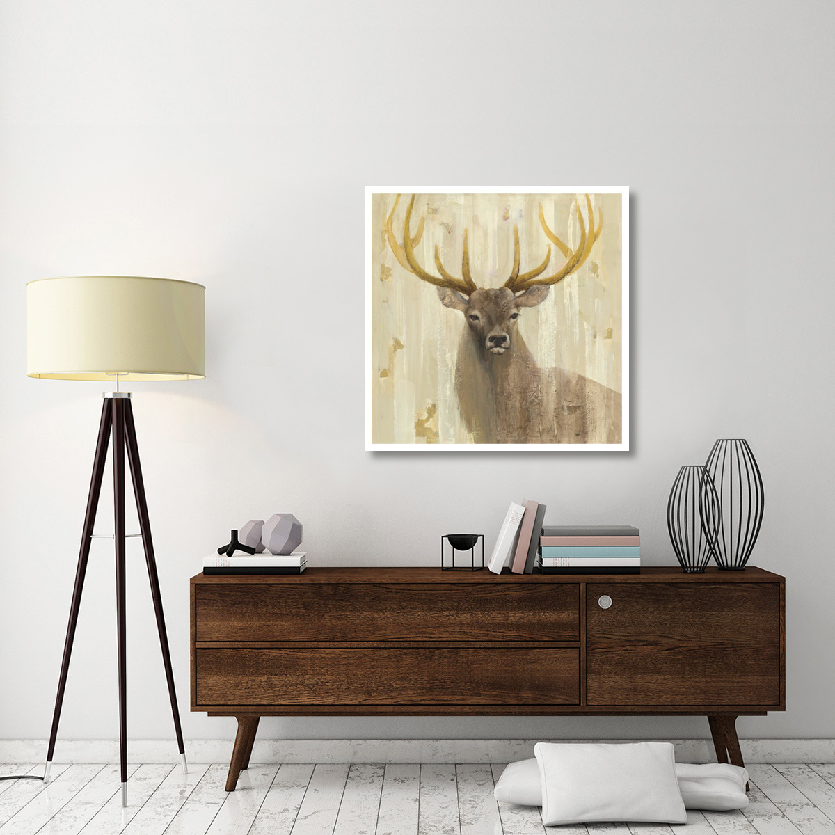 Forest King -Paper Art-38&quotx38"