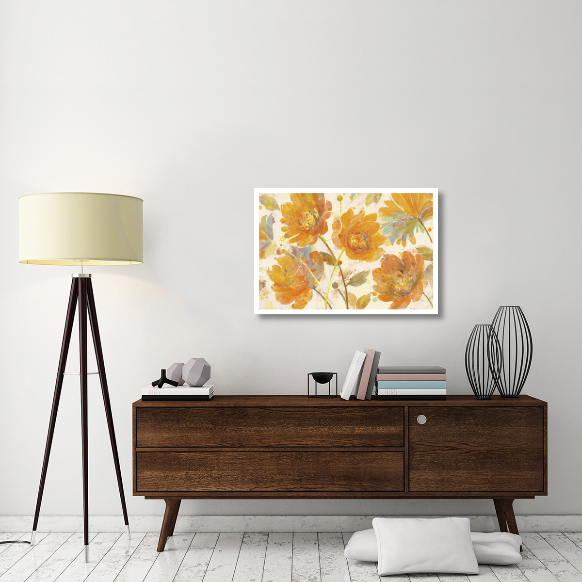Samba on White -Paper Art-38&quotx26"
