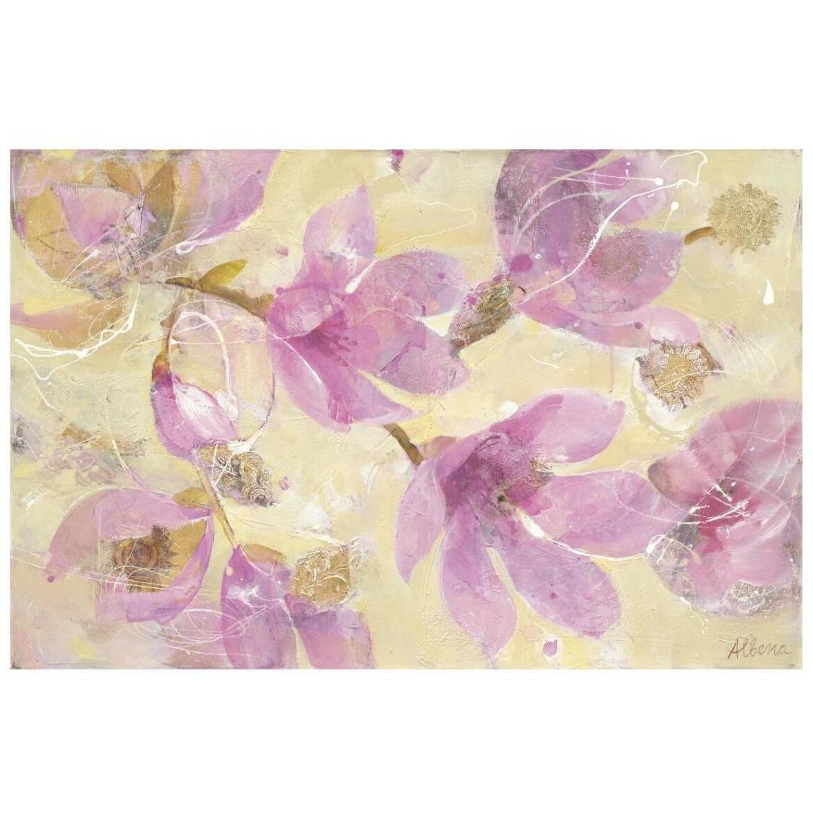 Magnolias in Bloom -Paper Art-20&quotx14"