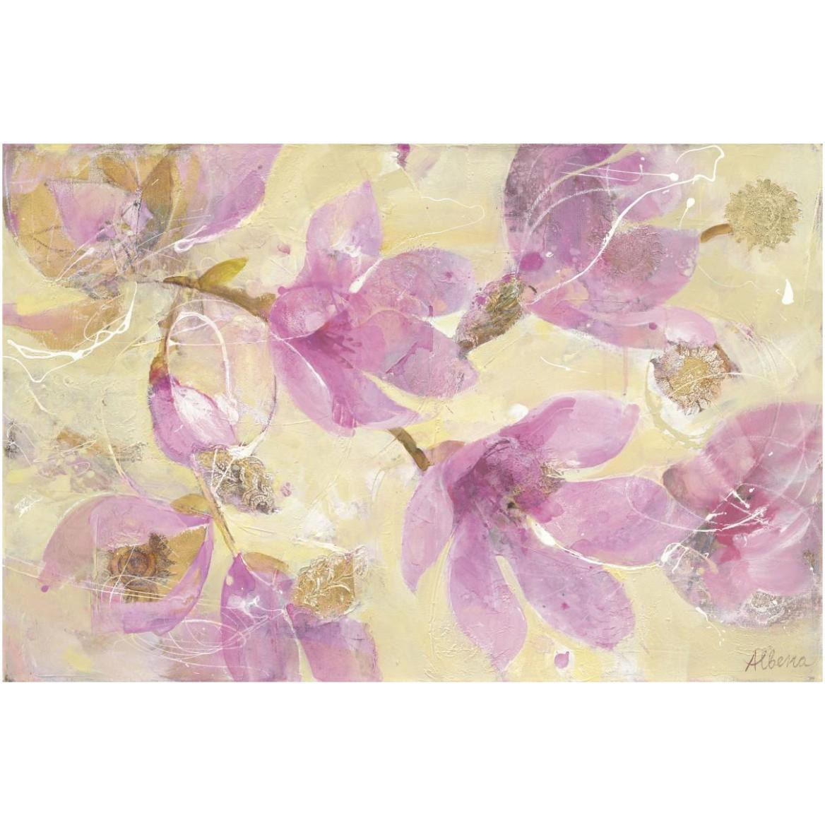 Magnolias in Bloom -Paper Art-62&quotx42"