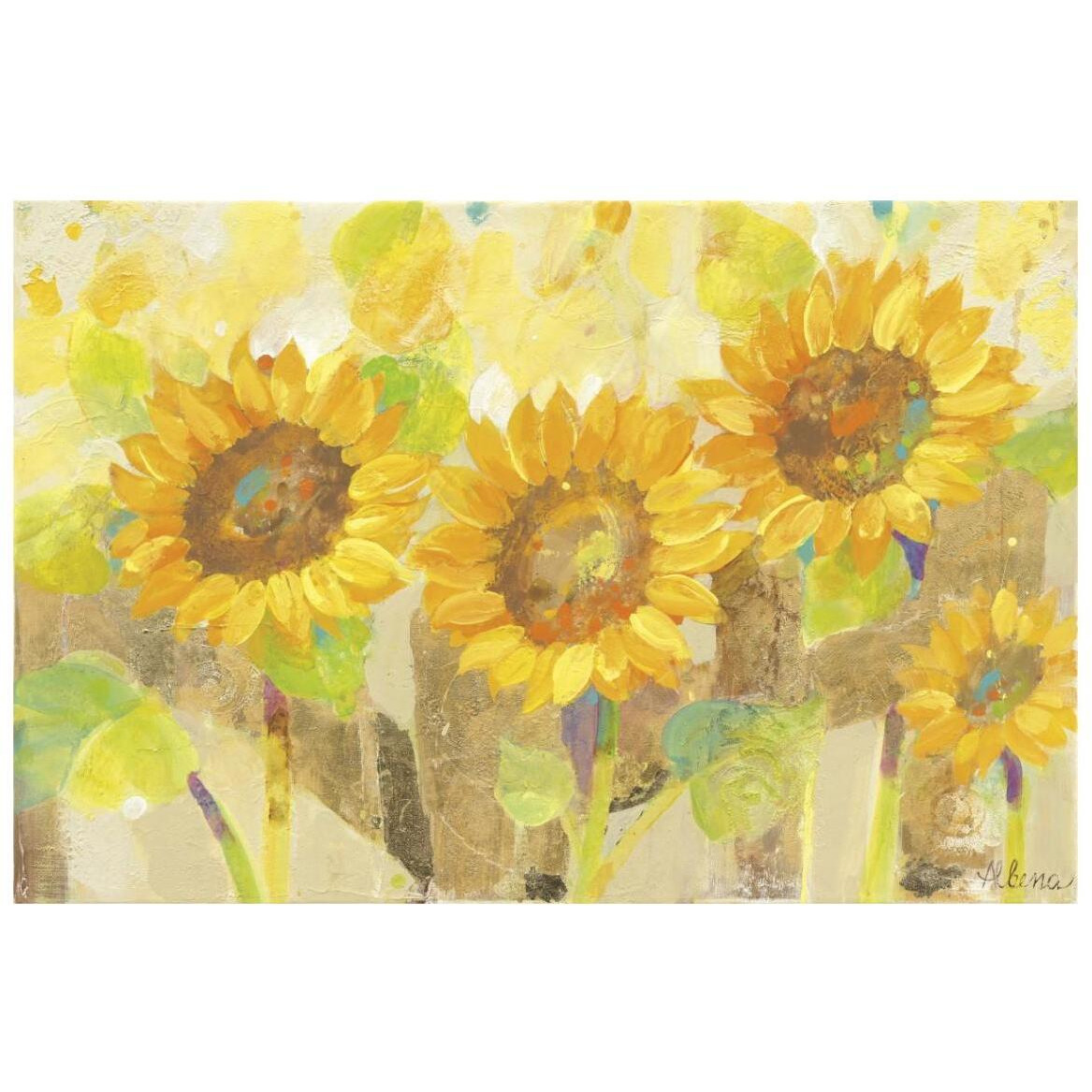 Turn to the Sun -Paper Art-20&quotx14"