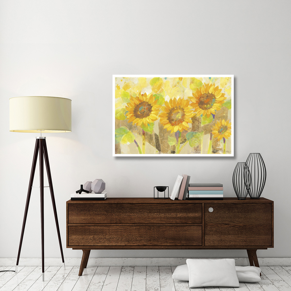 Turn to the Sun -Paper Art-50&quotx34"
