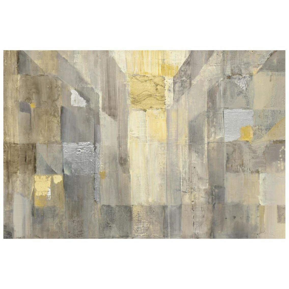 The Gold Square Crop -Paper Art-26&quotx18"