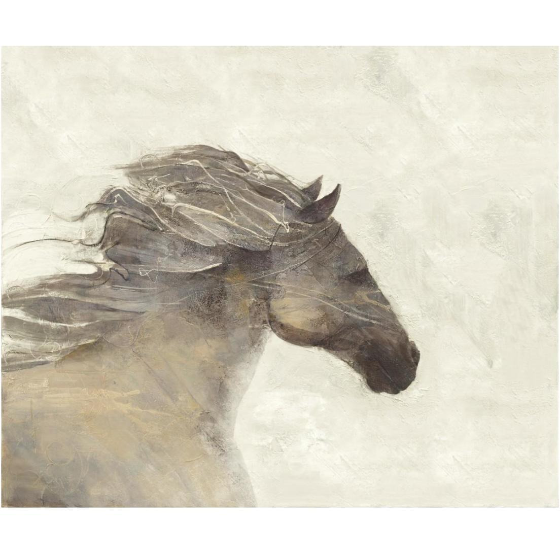Into the Wind Ivory Reversed -Paper Art-24&quotx20.26"