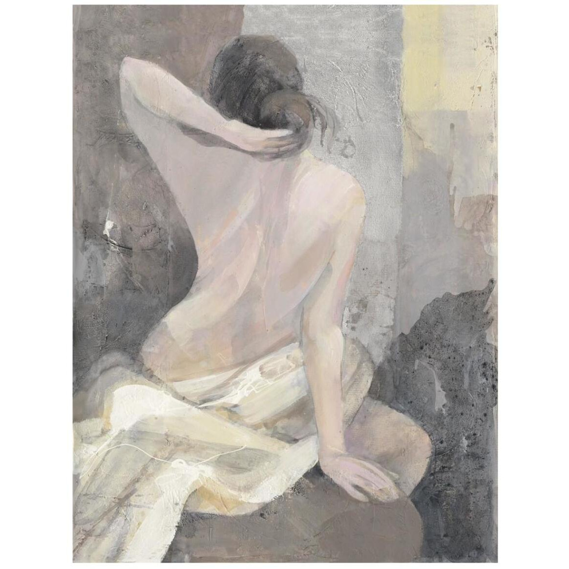 After the Bath I -Paper Art-32&quotx42"