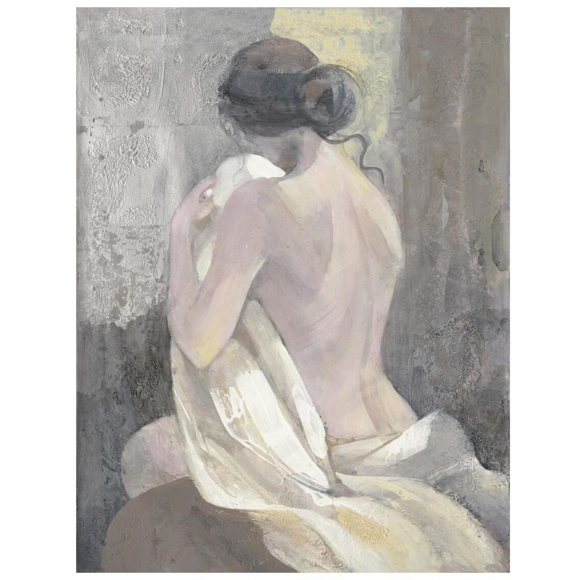 After the Bath II -Paper Art-20&quotx26"