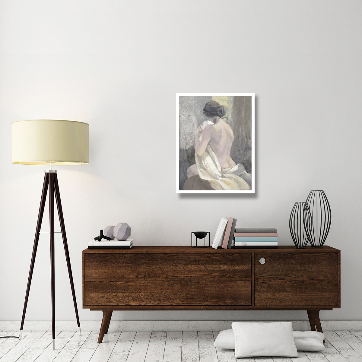 After the Bath II -Paper Art-26&quotx34"