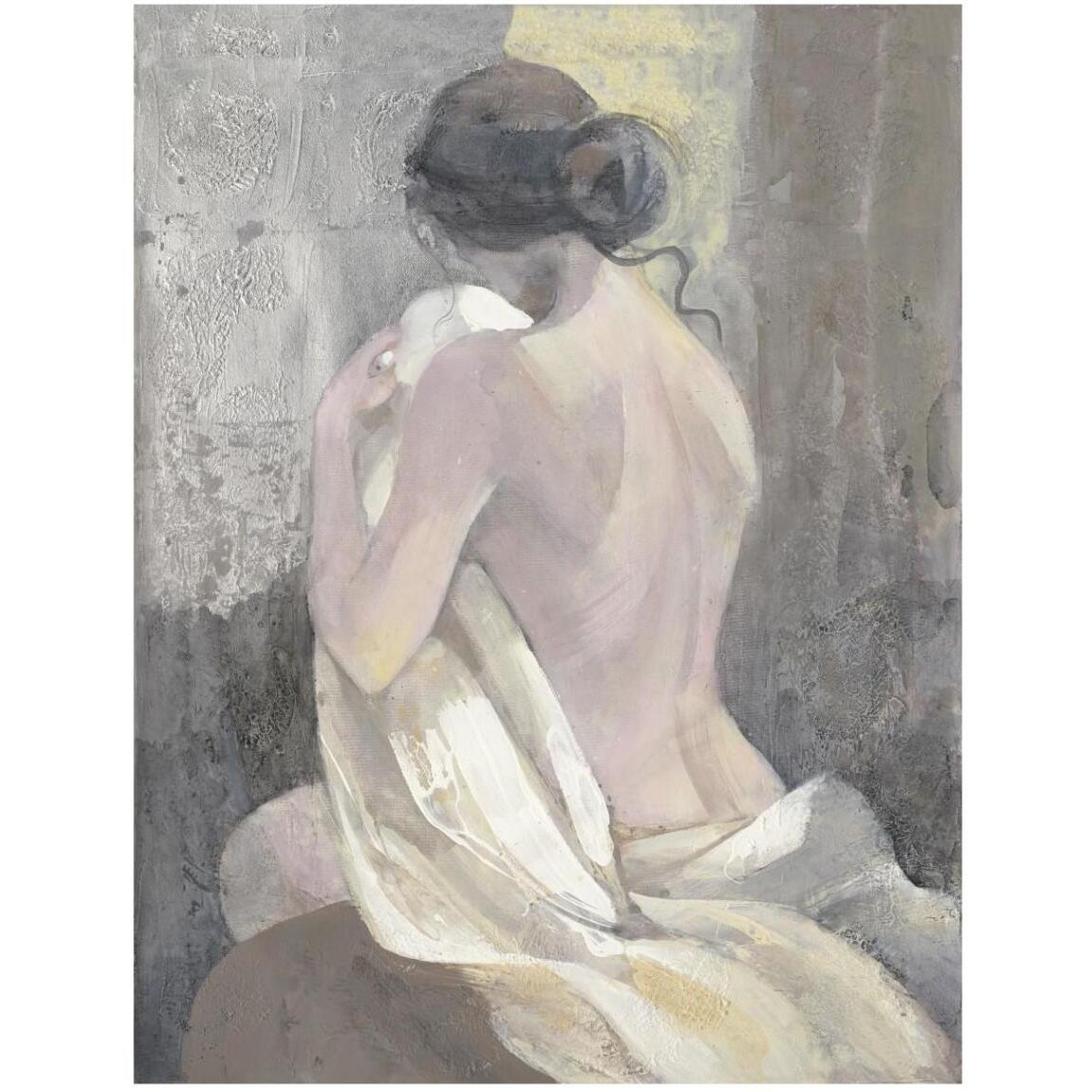 After the Bath II -Paper Art-32&quotx42"