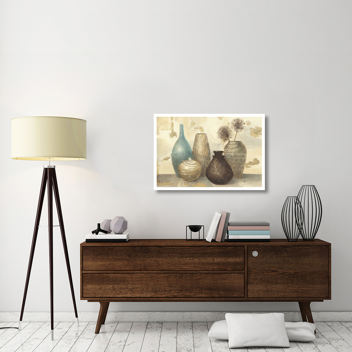 Desert Sunset Vessel I -Paper Art-38&quotx26"