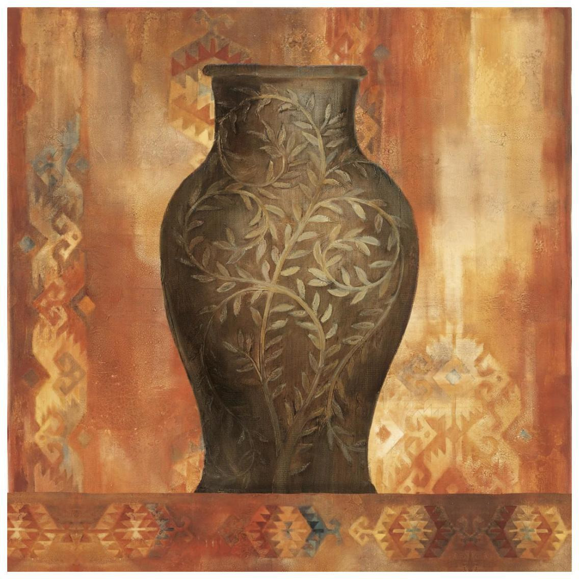 Desert Sunset Vessel II -Paper Art-26&quotx26"