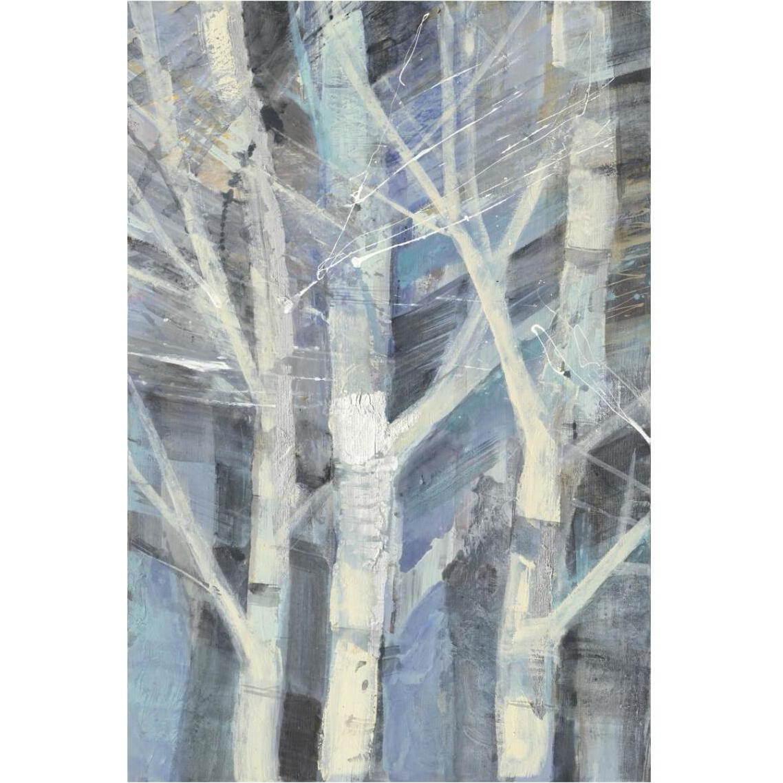 Winter Birches I -Paper Art-26&quotx38"