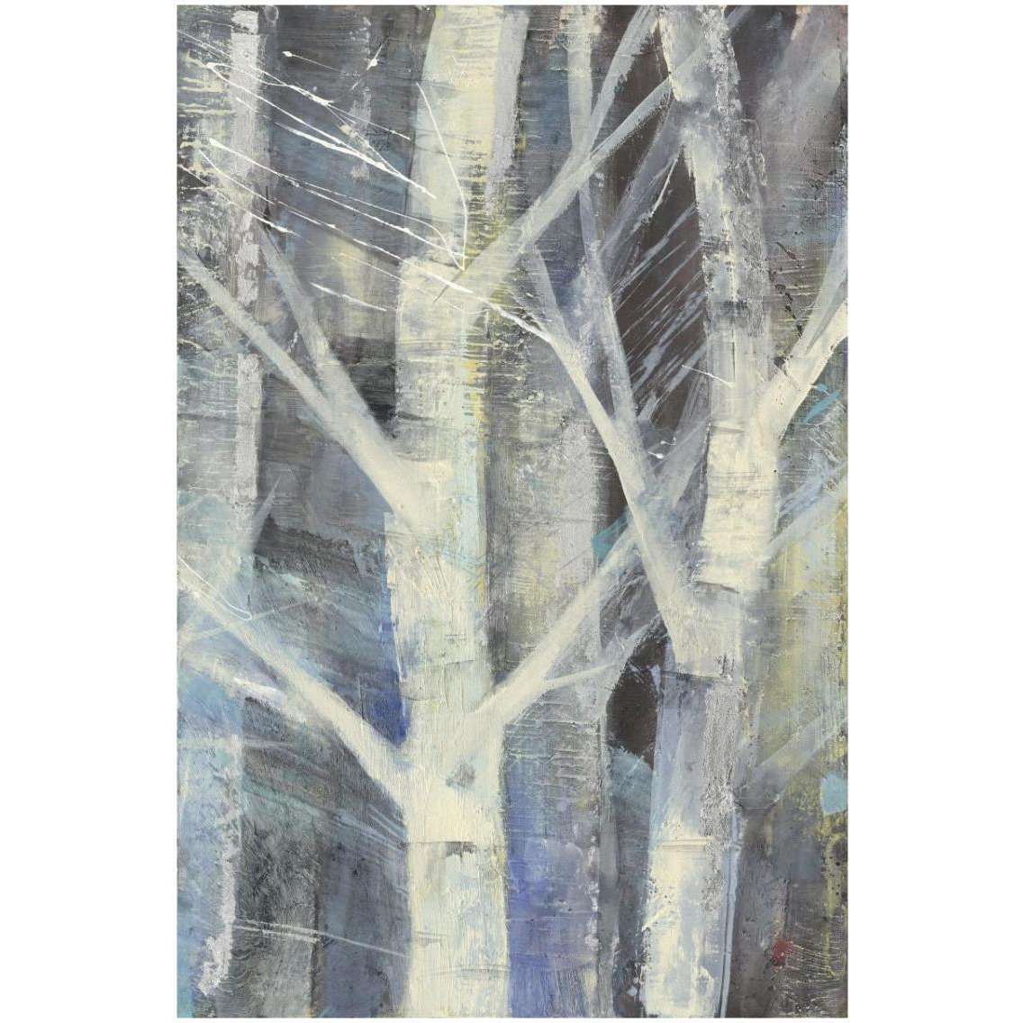 Winter Birches II -Paper Art-22&quotx32"