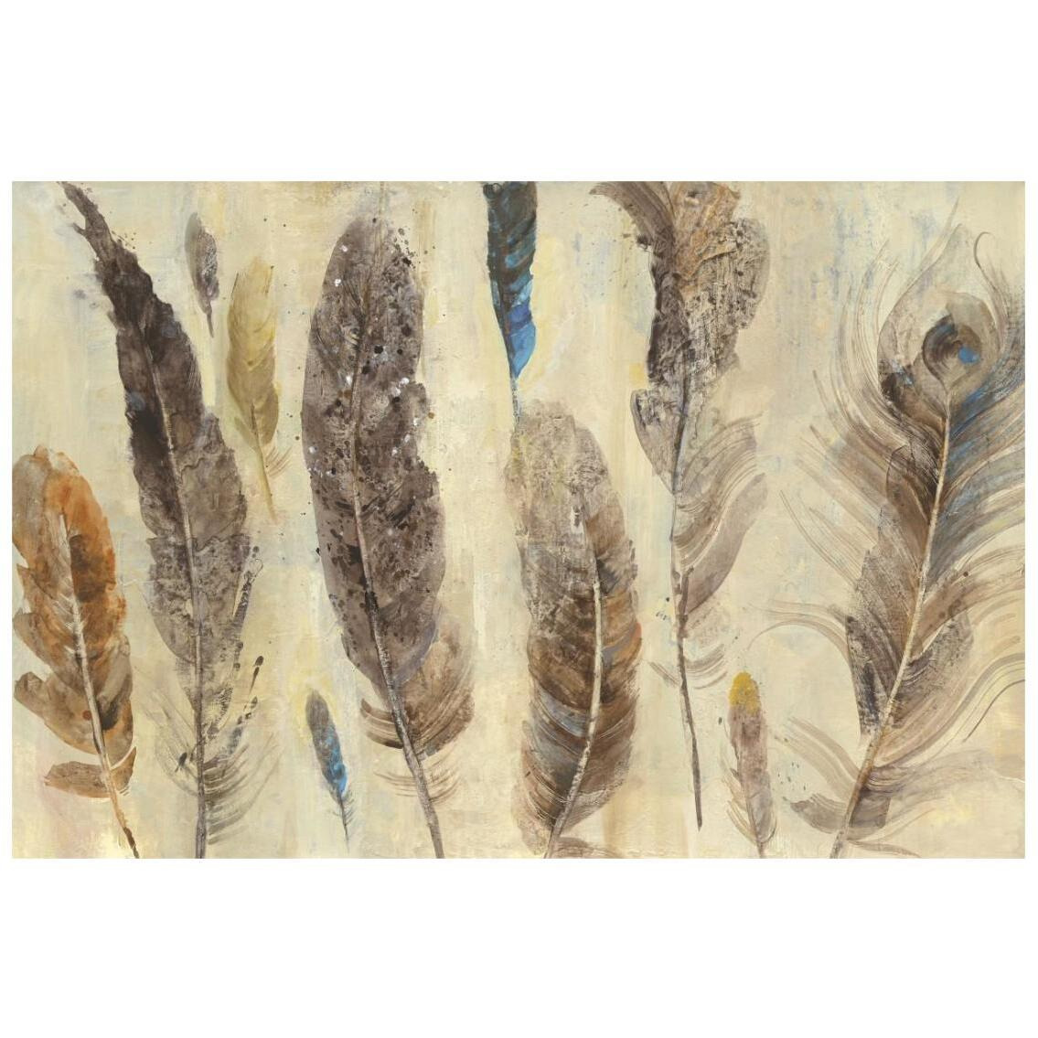 Feather Study -Paper Art-26&quotx18"